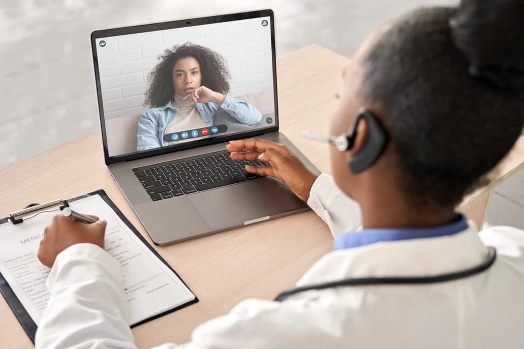 PSRx virtual consultation — clinical skin guidance via telehealth